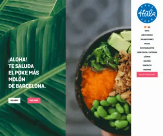 Hulapokefood.com(Comida Hawaiana en Barcelona) Screenshot