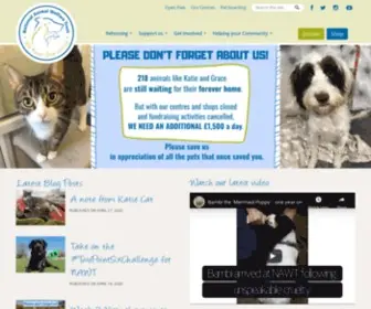 Hularescue.org(The National Animal Welfare Trust) Screenshot