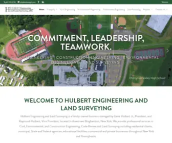 Hulberteng-LS.com(Engineering, Surveying Company) Screenshot