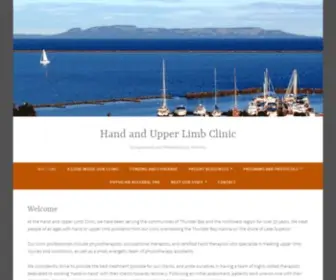 Hulc.ca(Hand and Upper Limb Clinic (HULC)) Screenshot