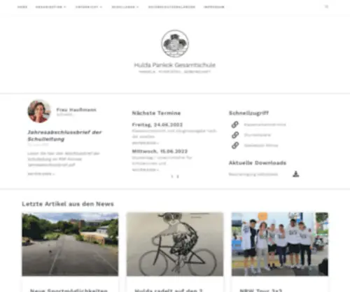 Hulda-Pankok-Gesamtschule.de(Hulda Pankok Gesamtschule) Screenshot