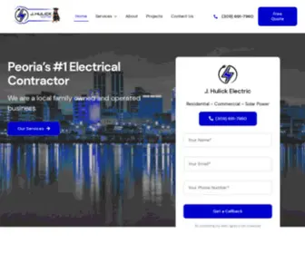 Hulickelectric.com(J. Hulick Electric) Screenshot