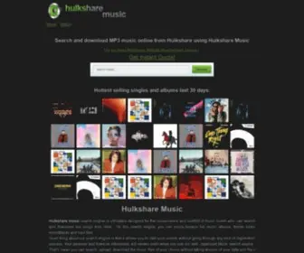 Hulksharemusic.com(Hulkshare Music) Screenshot