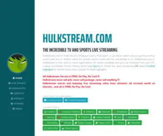 Hulkstreams.com(Hulkstreams) Screenshot
