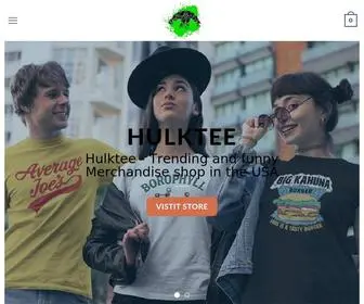 Hulktee.com(Trending and funny Merchandise shop in the USA) Screenshot