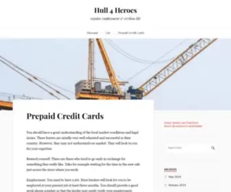 Hull4Heroes.com(Regular employment & civilian life) Screenshot