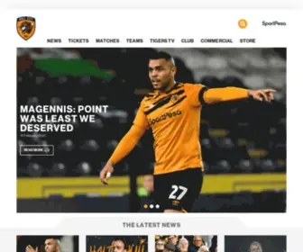 Hullcitytigers.com(Hull City Football Club) Screenshot