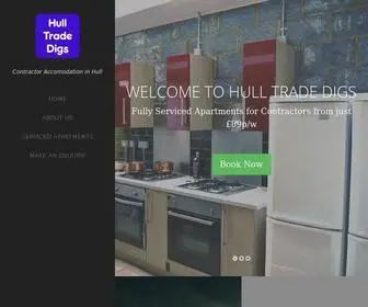 Hulltradedigs.uk(Affordable Contractor Accommodation in Hull) Screenshot