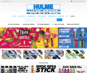 Hulmevapes.co.uk(Hulme vapes) Screenshot