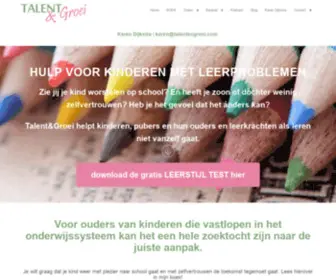 HulpVoorkinderenmetleerproblemen.nl(Hulp voor kinderen met leerproblemen) Screenshot