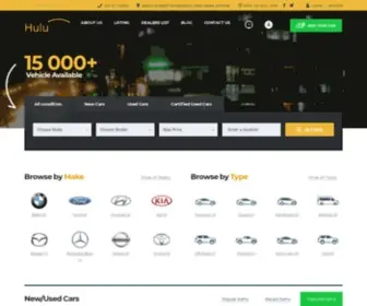 Hulucars.com Screenshot