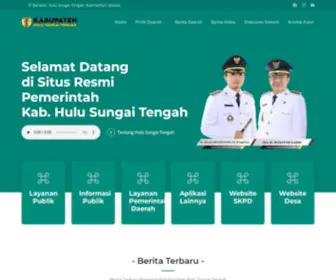 Hulusungaitengahkab.go.id(Kabupaten Hulu Sungai Tengah) Screenshot