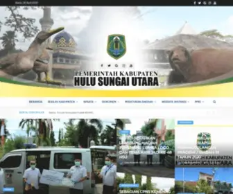 Hulusungaiutarakab.go.id(Pemerintah Kabupaten Hulu Sungai Utara) Screenshot