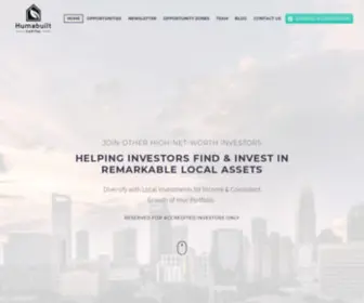 Humabuiltcapital.com(Humabuilt Capital) Screenshot