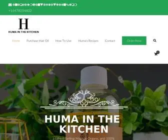 Humainthekitchen.com(Hand Crafted Organic Hair Oil) Screenshot