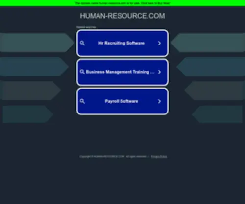 Human-Resource.com(Human Resource) Screenshot