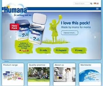 Humana-Baby.com(Humana Baby) Screenshot
