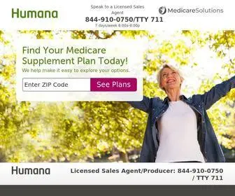 Humana-Medicaresolutions.com(Humana Medicare Supplement Plans) Screenshot