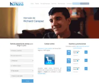 Humana.com.ec(Atención) Screenshot