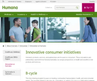 Humanagames.com(Healthcare Innovation at Humana) Screenshot