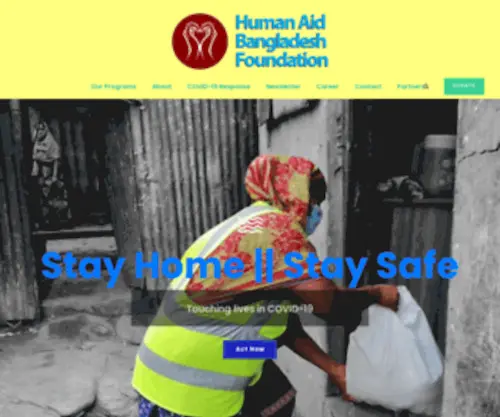 Humanaidbd.org(Human Aid Bangladesh) Screenshot