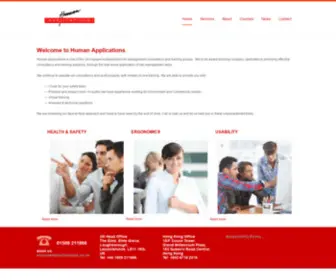 Humanapps.co.uk(Human Applications) Screenshot