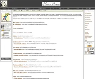 Humanbeams.com(Human Beams Magazine) Screenshot