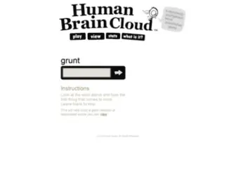 Humanbraincloud.com(Human Brain Cloud) Screenshot