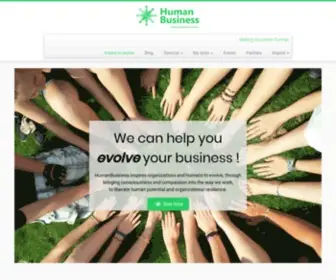 Humanbusiness.eu(Making Business Human) Screenshot