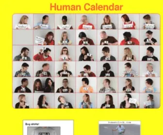 Humancalendar.com(The human calendar®) Screenshot