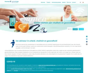 Humancapitalcare.nl(Home) Screenshot