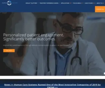 Humancaresystems.com(Hub services for Pharma with advanced digital solutions in MedeBV) Screenshot