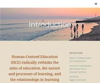 Humancentrededucation.org(Human-centred education) Screenshot