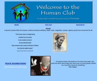 Humanclub.org(Human) Screenshot