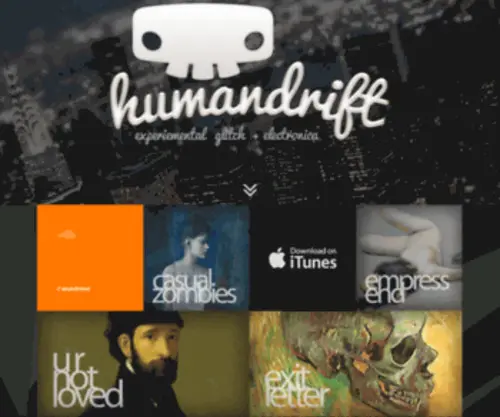 Humandrift.com(Experimental glitch) Screenshot