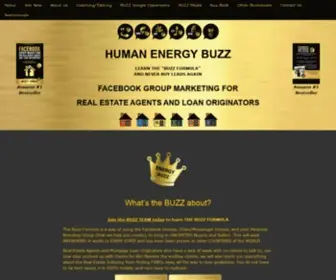 Humanenergybuzz.com(Human Energy Buzz) Screenshot