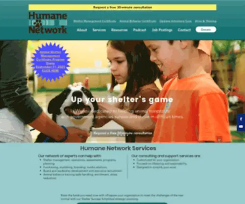 Humanenetwork.org(Humane Network) Screenshot