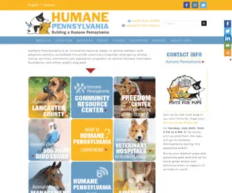 Humanepa.org(Partners for a Humane Pennsylvania) Screenshot