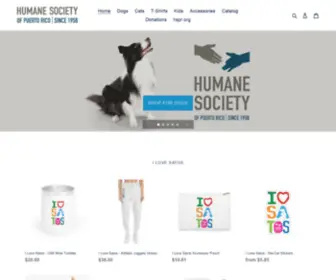 Humanepr.org(Humane Society of Puerto Rico's Store) Screenshot