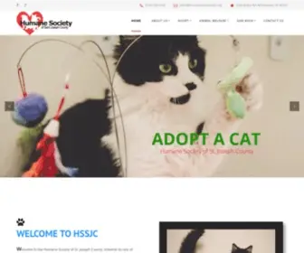 Humanesocietystjc.org(Where Best Friends are Found) Screenshot