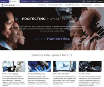 Humaneticsatd.com(Humanetics ATD) Screenshot