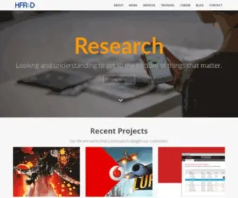 Humanfactorsrnd.com(Human Factors Research & Design) Screenshot