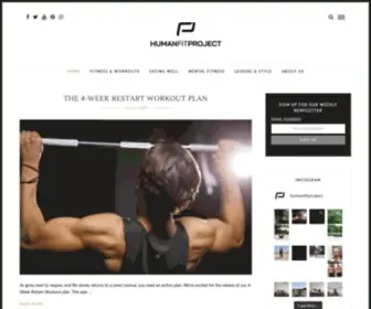 Humanfitproject.com(Authentic Fitness) Screenshot