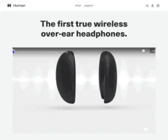 Humanheadphones.com(Create an Ecommerce Website and Sell Online) Screenshot