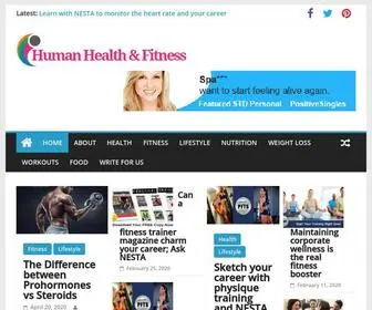 Humanhealthfitness.com(Human Health and Fitness) Screenshot