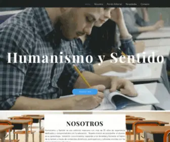 Humanismoysentido.com(Textos y cuadernos de trabajo) Screenshot