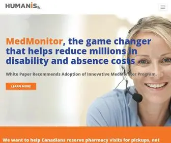 Humanisrx.ca(Get better faster) Screenshot