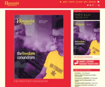 Humanistperspectives.org(Humanist Perspectives Online Publication) Screenshot