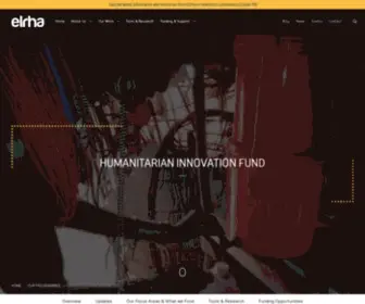 Humanitarianinnovation.org(Humanitarian Innovation Fund) Screenshot