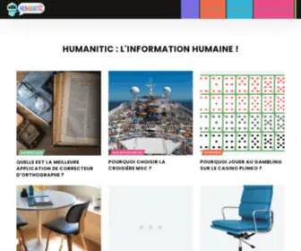 Humanitic.fr(Humanitic) Screenshot